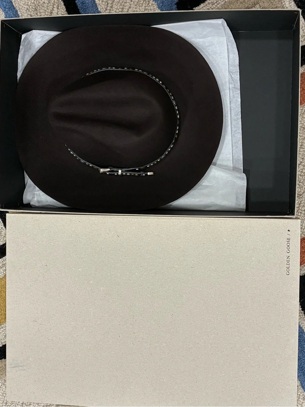 $450 NWT Golden Goose Deluxe Brand Fedora Size small Brand new with tags